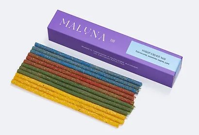 Набор магических свечей №50 Maluna (12шт) (Благополучие,Жизненная энергия,Удача) (2050) - фото 1