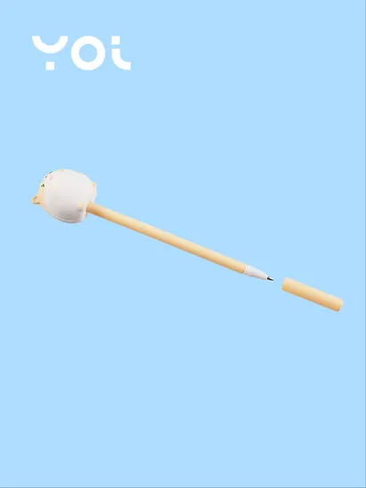 Ручка шариковая Yoi, "Хомячок", синяя - фото 3