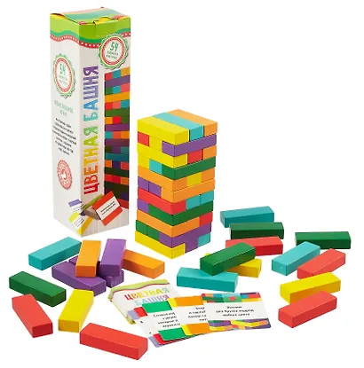 Настольная игра «Башня цветная», Нескучные игры - фото 3