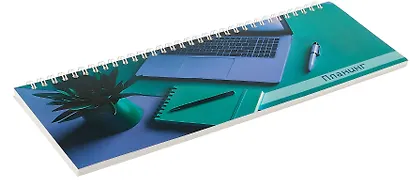 Планинг недат. 2025г. 290*100 64л "ЯРКИЙ ОФИС" настольный, гребень, глянц.ламинация, офсет - фото 2