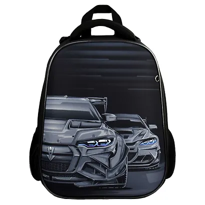 Ранец "Тачка" 2 отделения, 27*37*13 см, 3 кармана - фото 2