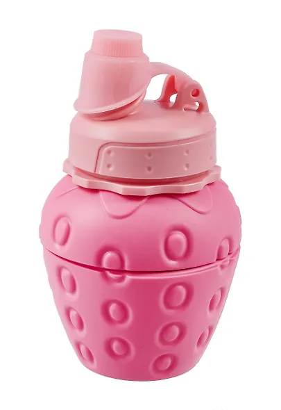 Бутылка складная Клубника (силикон) (500мл) (12-34435-202405-B22) - фото 3