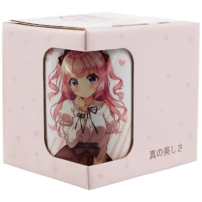 Кружка Аниме Девушка с бантиком (Сёдзё) (керамика) (330мл) (коробка) - фото 1