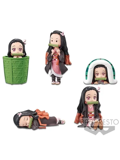 Фигурка Аниме Клинок рассекающий WCF Nezuko Kamado №2  BP17456 (7см) (BNS1354) - фото 1