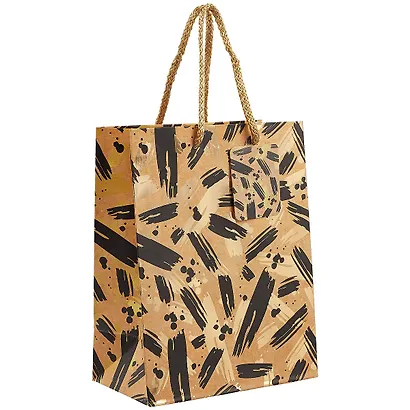 Подарочный пакет «Gold and black», А5 - фото 1