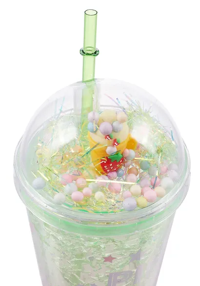 Стакан с эффектом льда Цветной (пластик) (450мл) - фото 5