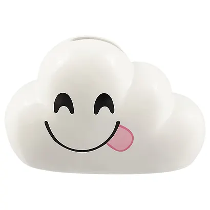 Копилка Облачко-смайлик (керамика) (12×8) (12-07132-21893-3) - фото 1