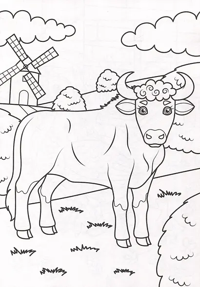 Раскраскa А4 эконом. Ферма - фото 2