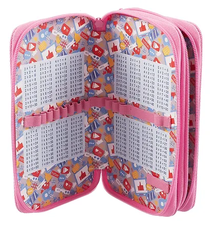 Пенал 2 отделения "Нежные моменты" 19*11 см - фото 4