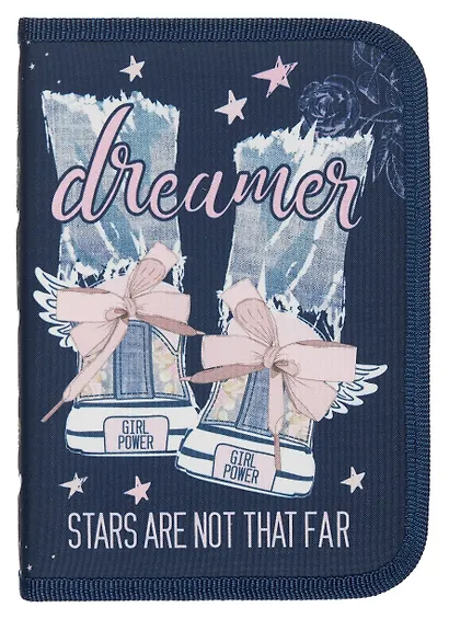 Пенал 1 отделение "Dreamer" 20*14 - фото 2