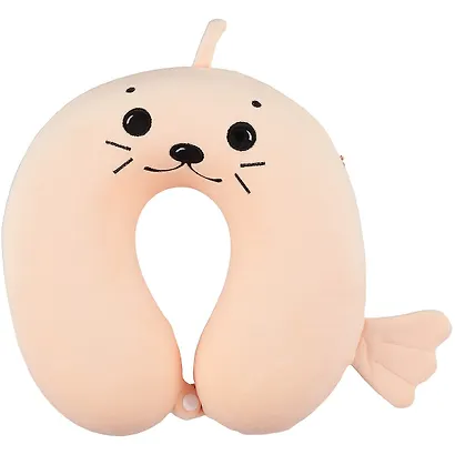 Подушка на шею с кнопкой «Белек», (30х30 см), (цвет в ассортименте) - фото 4