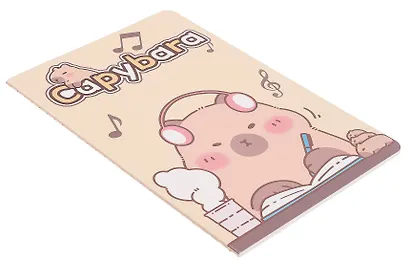 Тетрадь 32 листа в линейку "Capybara" сшивка, в ассортименте - фото 3