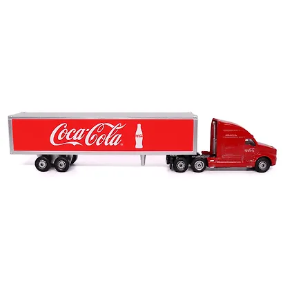 Машинка литая коллекционная Motor City Classics - Die-сast модель по лицензии Coca-Cola Classic Long Hauler, масштаб 1:87 - фото 7