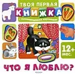 Что я люблю?: Твоя первая книжка с вынимающимися картинками - фото 1