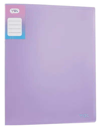 Папка 2 кольца А4 40 мм "Pastel" пластик 0,7 мм, Yoi - фото 6