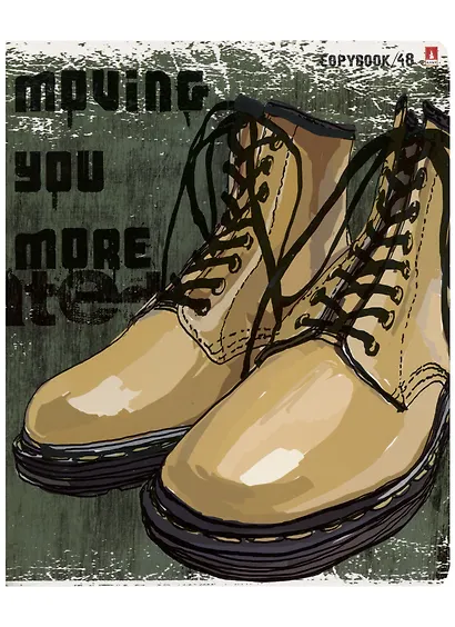 Тетрадь в клетку Альт, Boots, 48 листов, в ассортименте - фото 4