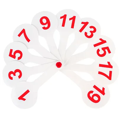 Веер - касса цифр (1-20), европодвес, Пифагор - фото 2