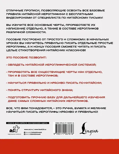 Китайский язык. Обучающие прописи + бесплатное видеоприложение - фото 2