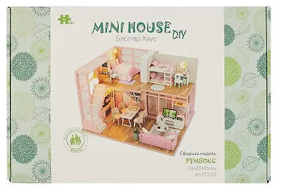 Сборная модель Румбокс "MiniHouse. Блоггер Хаус" - фото 2
