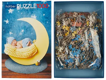 Пазл hatber "Детские сны", 1000 элементов. "Premium" - фото 2