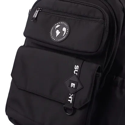 Рюкзак черный "Sun Eight" 51*34*17см, 3 отделения, 4 кармана - фото 8