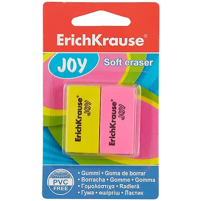 Ластик «Joy», Erich Krause, 2 штуки - фото 1