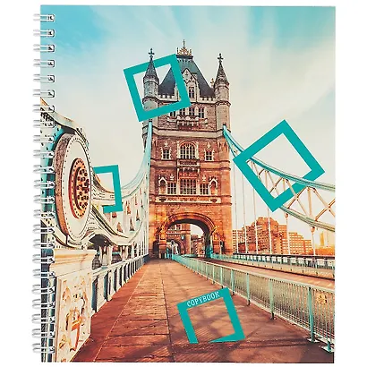 Тетрадь в клетку Listoff, "Геометрия города", 80 листов, в ассортименте - фото 1