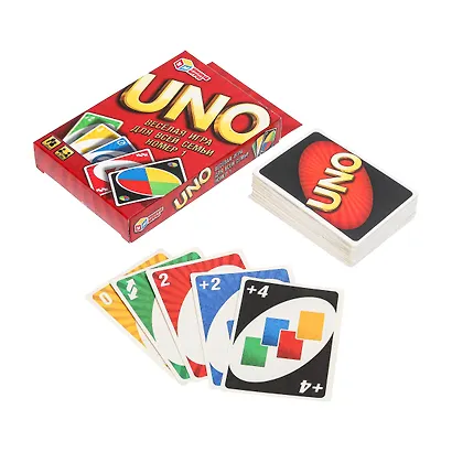 UNO. Веселая игра для всей семьи номер 1 (70 игральных карт + 2 карты с правилами игры) - фото 2