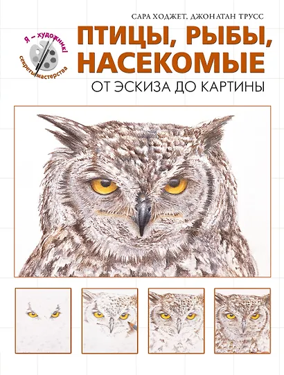 Птицы, рыбы, насекомые. От эскиза до картины - фото 1