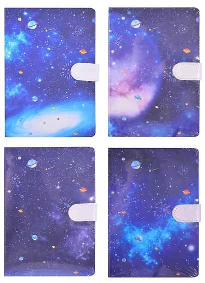 Блокнот с магнитной застёжкой «Космос», 128 листов, 19 х 13 см - фото 4