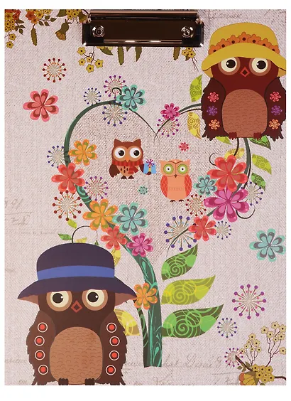 Планшет «Owls», А5, картон, в ассортименте - фото 2