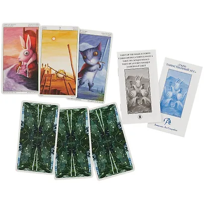 Таро Аввалон, Таро Таинственного леса (илл. Тана) (AV159) (коробка) (78 карт с инстр.) Сюй Ши Чун (2 вида) - фото 3