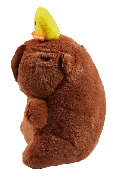 Брелок Капибара с цыпленком (текстиль) (14 см) (12-0675-Z3) - фото 3