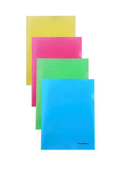 Папка-уголок А4, 200 мкм, в ассортименте, GoodMark - фото 1