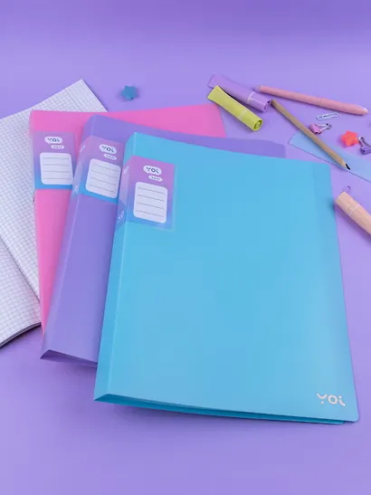 Папки 40ф А4 03шт "Pastel" ассорти, Yoi - фото 8