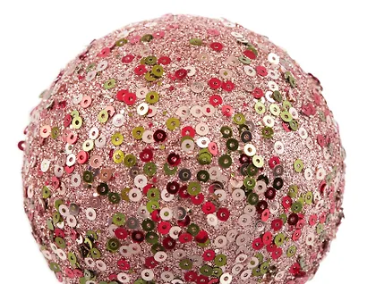 Новогоднее подвесное украшение Елочный шар (пенополистирол) (8х8) - фото 3