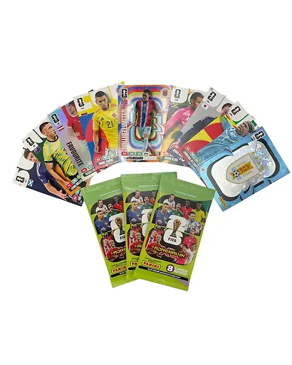 Набор коллекционных наклеек и карточек "Чемпионат мира FIFA World Cup 2026", PANINI WORLD CUP 2026 TCG (набор из 3 пакетиков карточек + 1 карточка Limited Edition), 25 штук в наборе - фото 12
