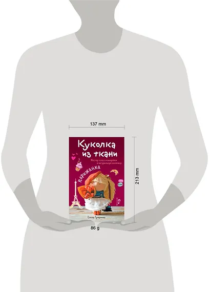 Куколка из ткани. Парижанка. Мастер-класс и выкройки в натуральную величину - фото 4
