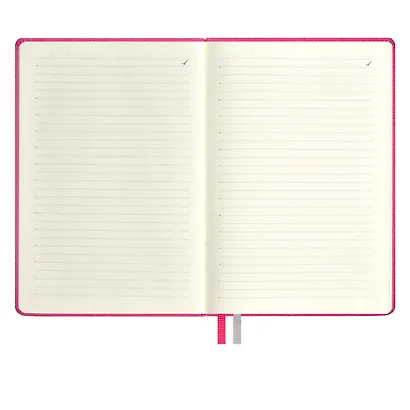 Ежедневник недат. А5 160л "5 шагов к счастью" Мотивационный, розовый, иск.кожа "джинс", тв.переплет, тисн.фольгой, офсет, ляссе - фото 10