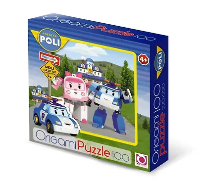 Пазл 100А 05895 Robocar (220х220) (4+) (коробка) - фото 1