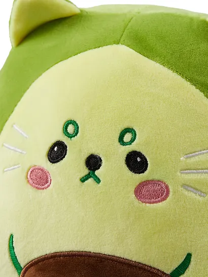 Мягкая игрушка Кот, авокадо 35 см (текстиль) - фото 14