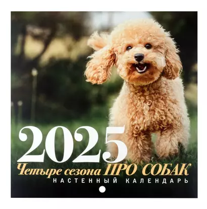 Календарь 2025г 300*300 "ПРО собак: четыре сезона" настенный, на скрепке - фото 1