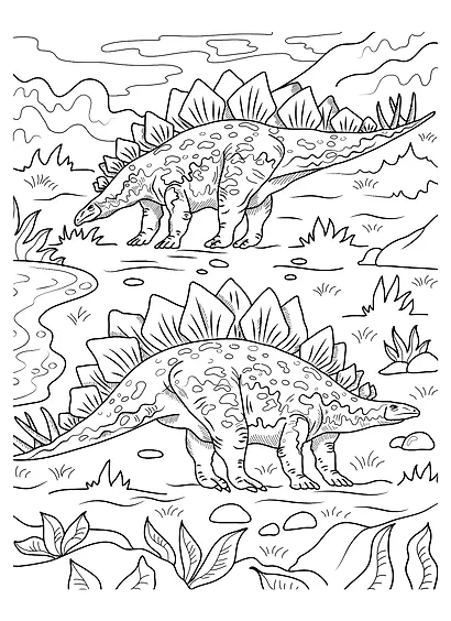 Раскраска. 100 динозавров - фото 4
