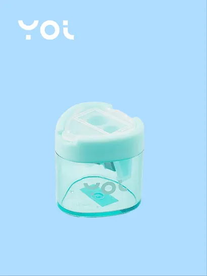 Точилка Yoi, "Пастельная", с контейнером, в ассортименте - фото 4