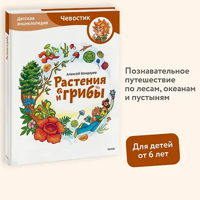 Растения и грибы. Детская энциклопедия (Чевостик) - фото 4