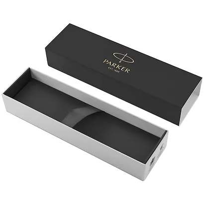 Ручка подарочная шариковая синяя, IM Essential Stainless Steel CT, Parker - фото 5