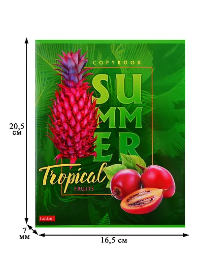 Тетрадь в клетку Hatber, "Тропическое лето", 80 листов - фото 2