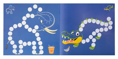 Мозаика из кружочков. Животные - фото 4