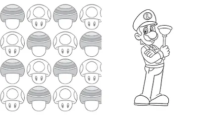 Легендарный МАРИО. Раскраска - фото 5