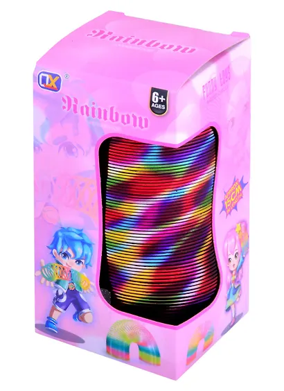 Головоломка Пружинка узор металлик (d.7,5см) (15см) (коробка) (12-01976-A215-8) - фото 12